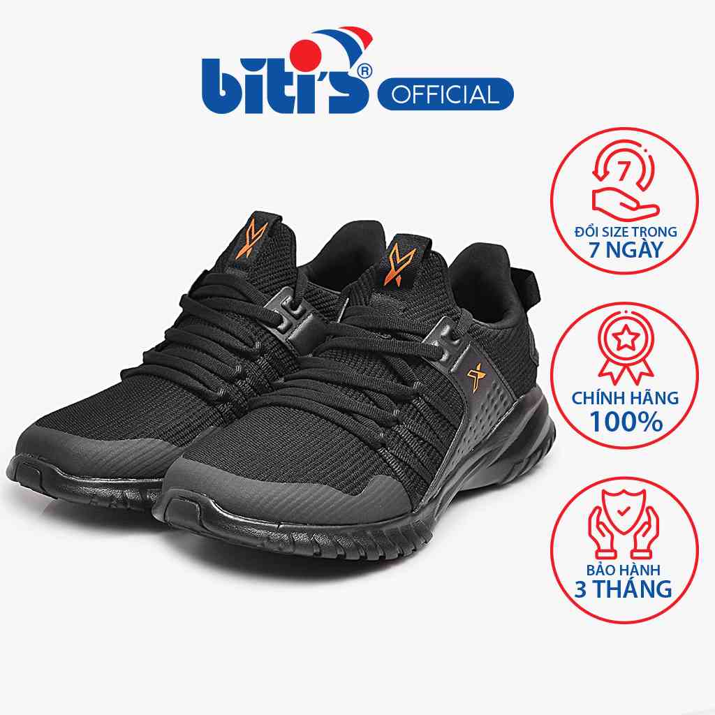 [Mã FA10K28 giảm đến 10k đơn 99k] Giày Thể Thao Nam Bitis Hunter X 2k19 - Jet Black DSMH02202DEN/DSWH02202DEN