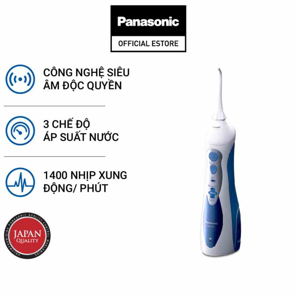 Máy Tăm Nước Panasonic Cầm Tay Dùng Pin Sạc EW1211A425