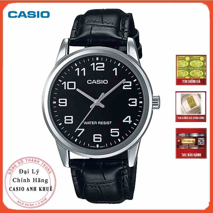 Đồng hồ nam Casio MTP-V001L-1BUDF dây da