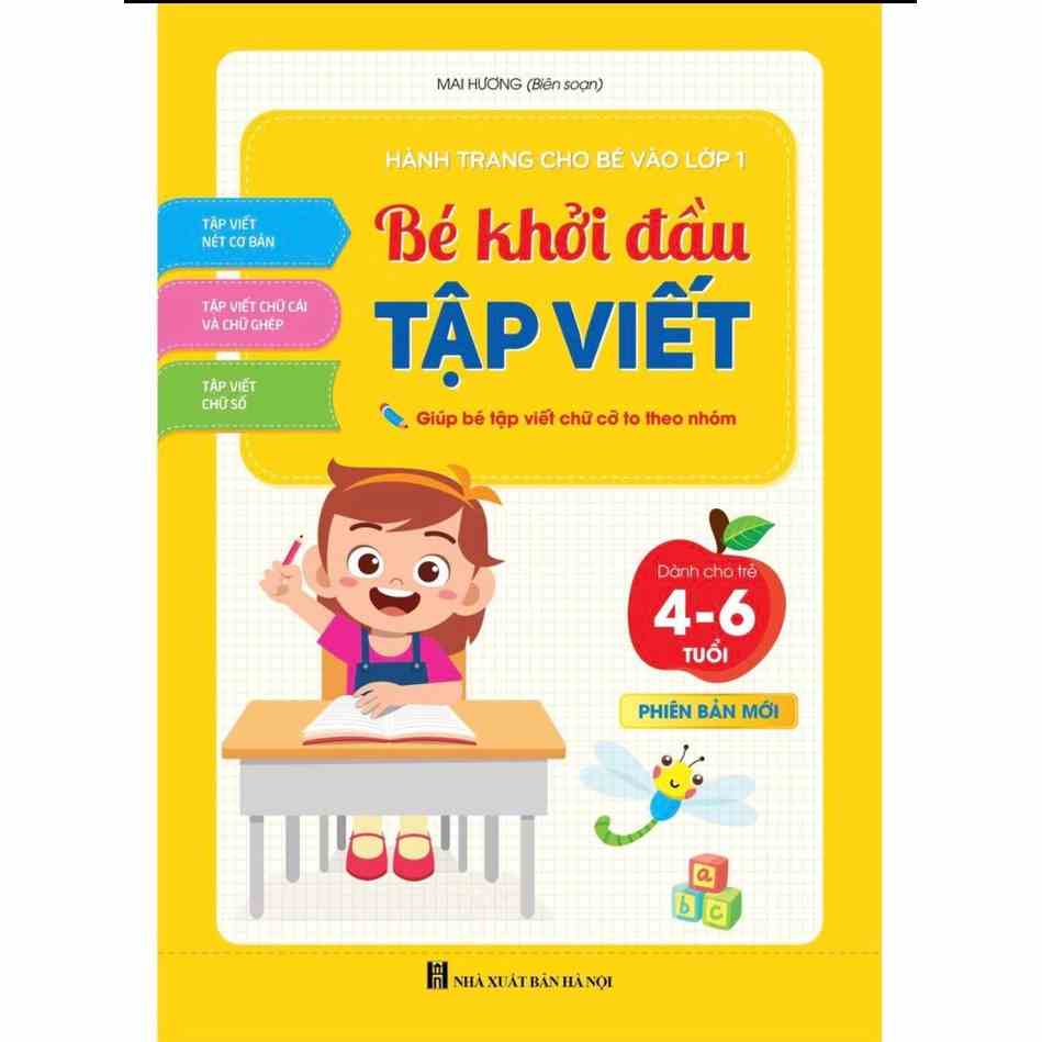 Sách - Bé khởi đầu tập viết (4-6 tuổi)