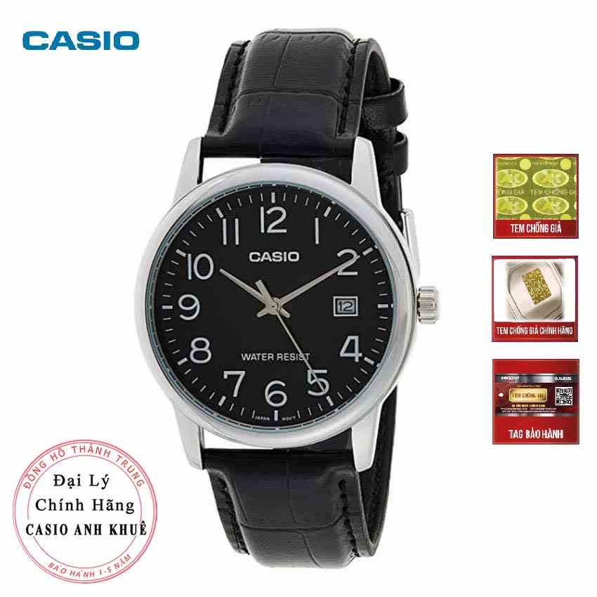 Đồng hồ nam Casio MTP-V002L-1BUDF dây da