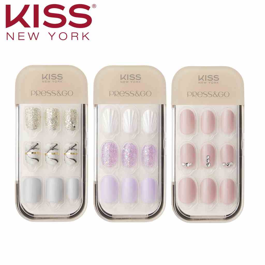 [Mã BMLTB200 giảm đến 100K đơn 499K] [BST My Season] Móng Tay Gel Tự Dán Press & Go Kiss New York Nail Box