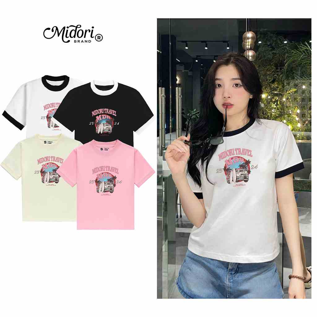 Áo thun Baby Tee VINTAGE unisex phông Nam Nữ Local Brand Chính Hãng Mi Midori