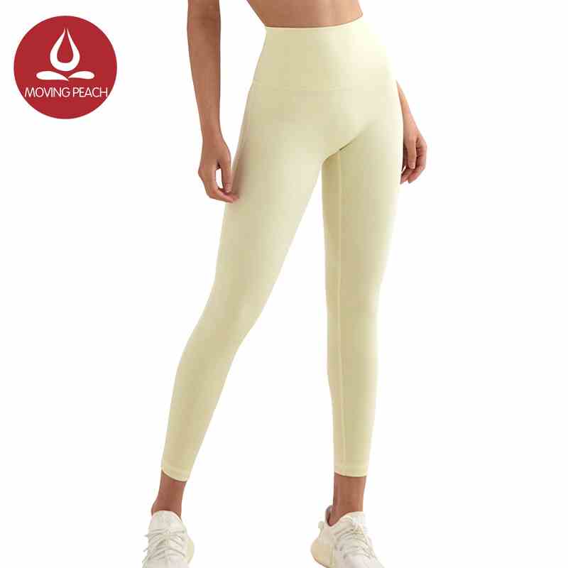 MOVING PEACH  Quần tập yoga  legging cạp cao dáng ôm cho nữ BLC