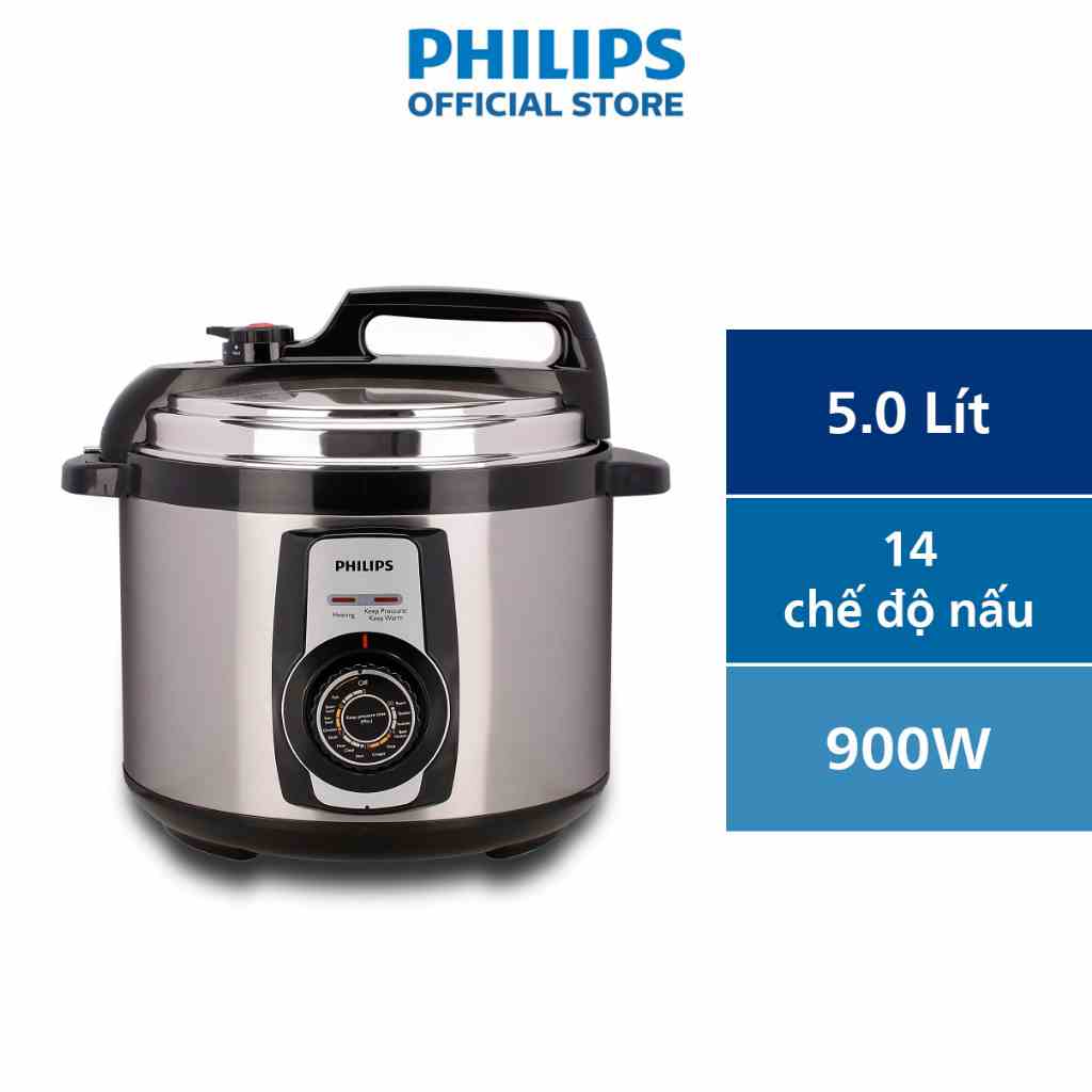 Nồi áp suất cơ PHILIPS HD2103 /66 5.0L - Hàng Chính Hãng