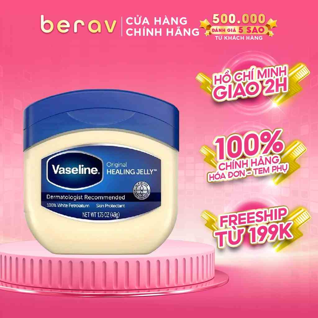 Sáp Dưỡng Ẩm Đa Năng Vaseline Pure Petrolium Jelly 49g