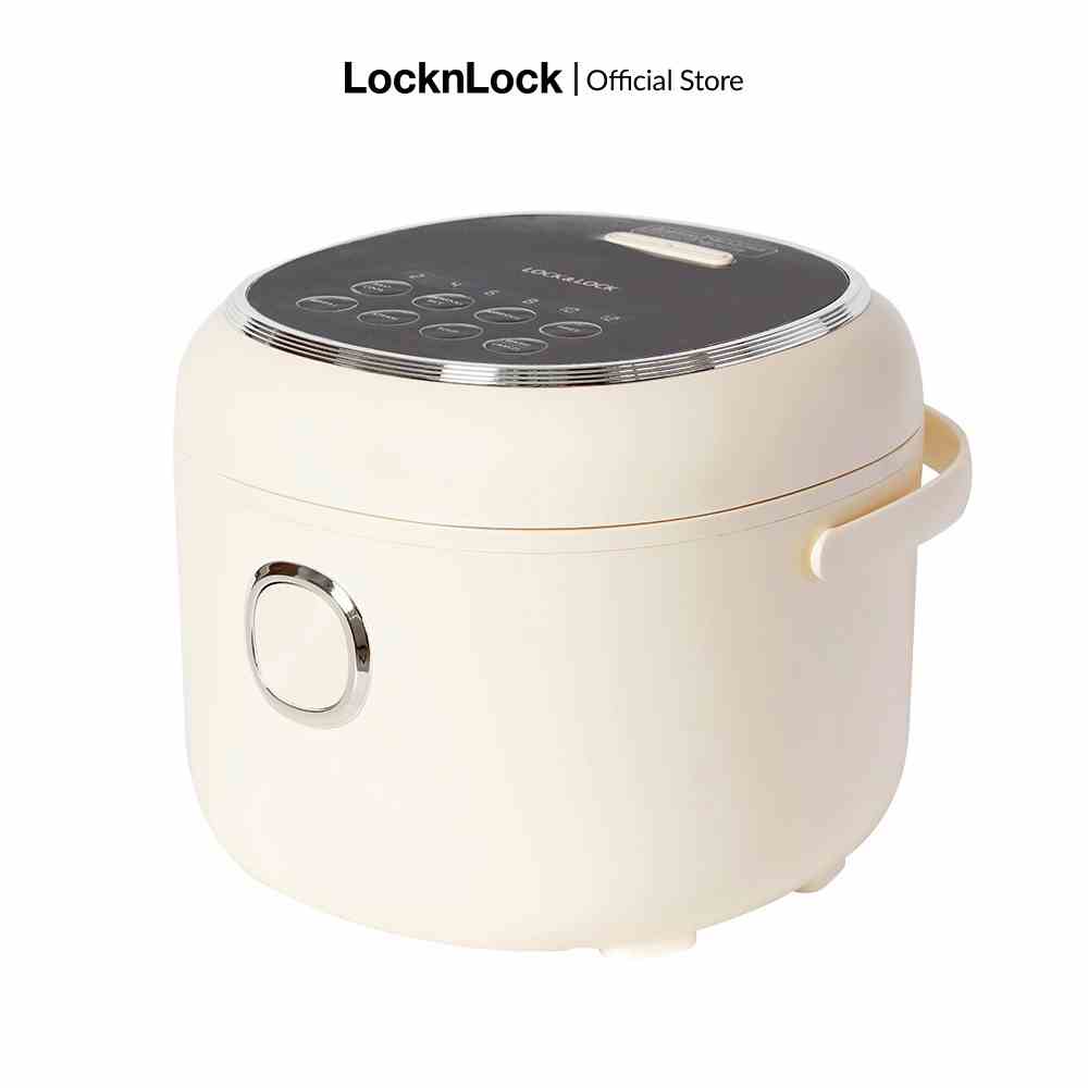 [Mã LIFEMC07CBAU giảm 50k đơn 350k] Nồi cơm điện Lock&Lock 0.8L - Màu ngà - EJR716IVY