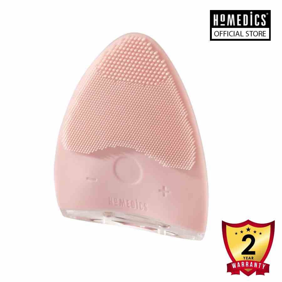 [Mã BMLTB200 giảm đến 100K đơn 499K] Máy rửa mặt Silicone kháng khuẩn công nghệ siêu âm Blossom HoMedics FAC-310