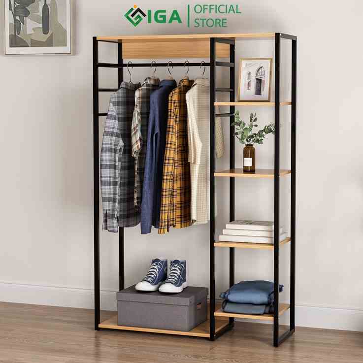 Giá treo quần áo IGA Hanger nội thất phòng ngủ hiện đại - GM08