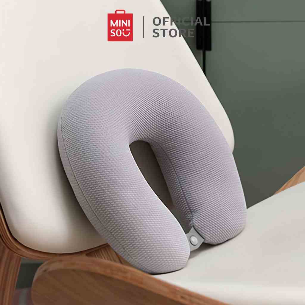 Gối Chữ U MINISO Gối Cổ Gối Bọt Biển Dàn Hồi Cao