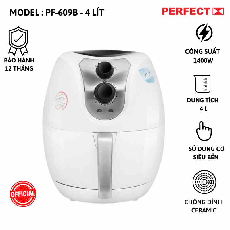 Nồi chiên không dầu Perfect GLA-609 4L