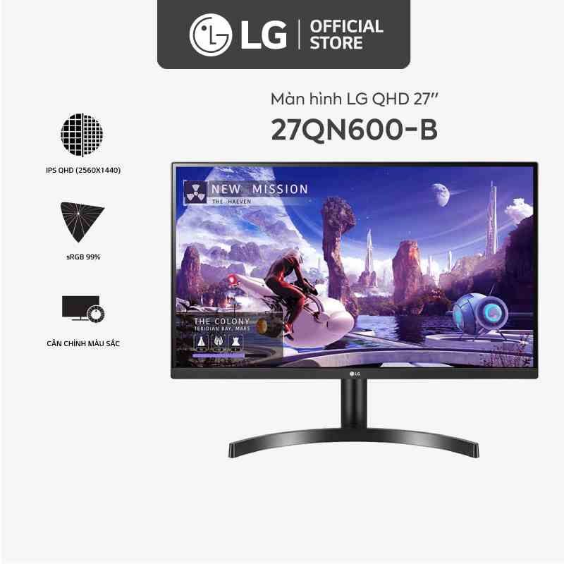 [Mã ELBAU5 giảm 5% đơn 300K] Màn Hình LG 27QN600 27