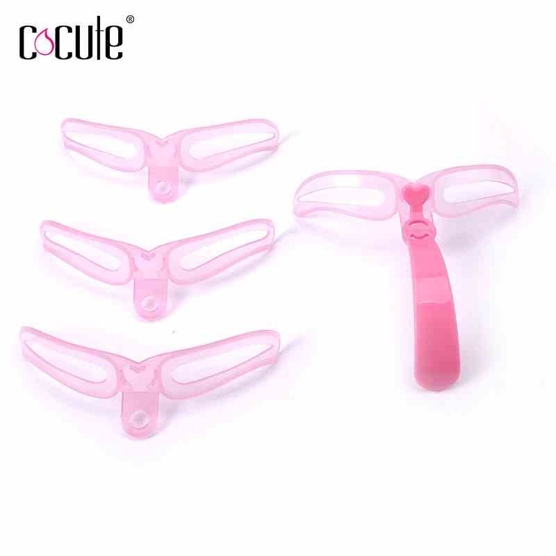 Khuôn Kẻ Mày COCUTE 4pcs/set Kiểu Dáng Tiện Dụng