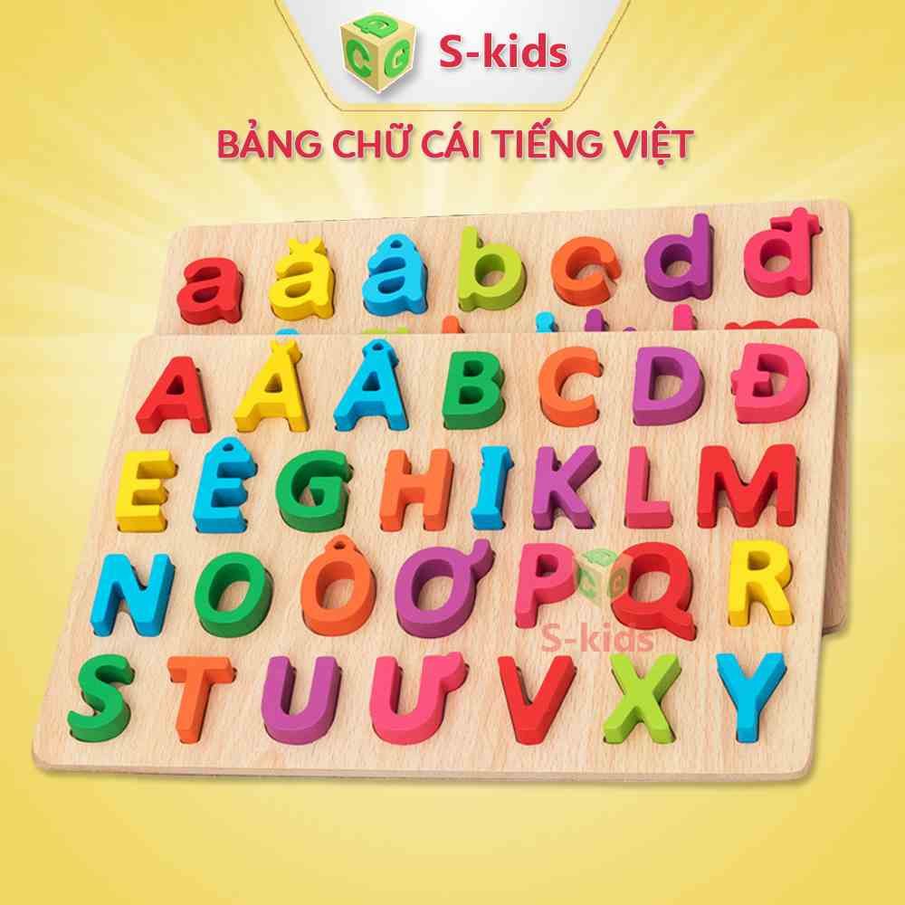 Bảng chữ cái tiếng Việt S-Kids, Đồ Chơi Trẻ Em Thông Minh Cho Bé.