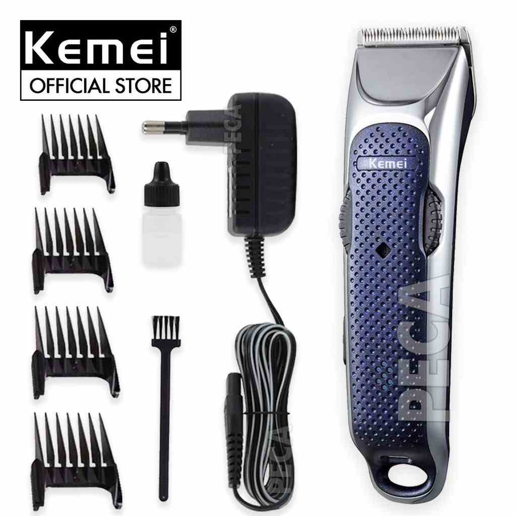 Tông đơ cắt tóc dành cho gia đình và salon Kemei KM-5020 có thể điều chỉnh lưỡi điều chỉnh 2 mức tốc độ