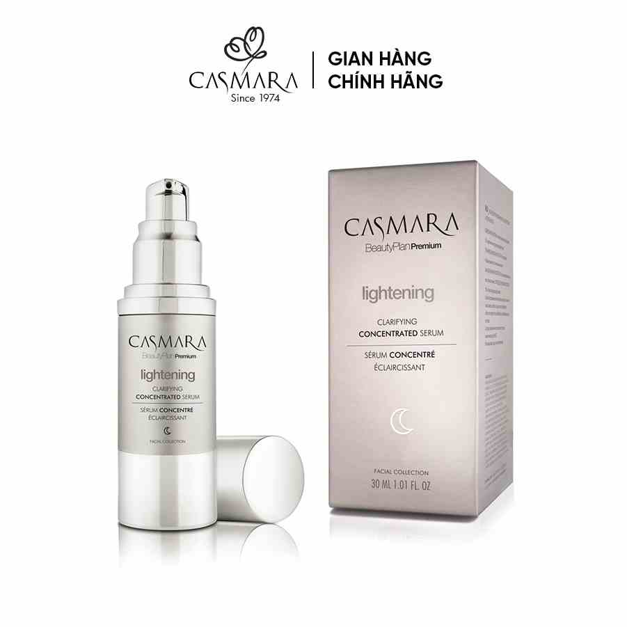 Serum CASMARA Clarifying Concentrate Dưỡng Trắng Mờ Nám Ban Đêm