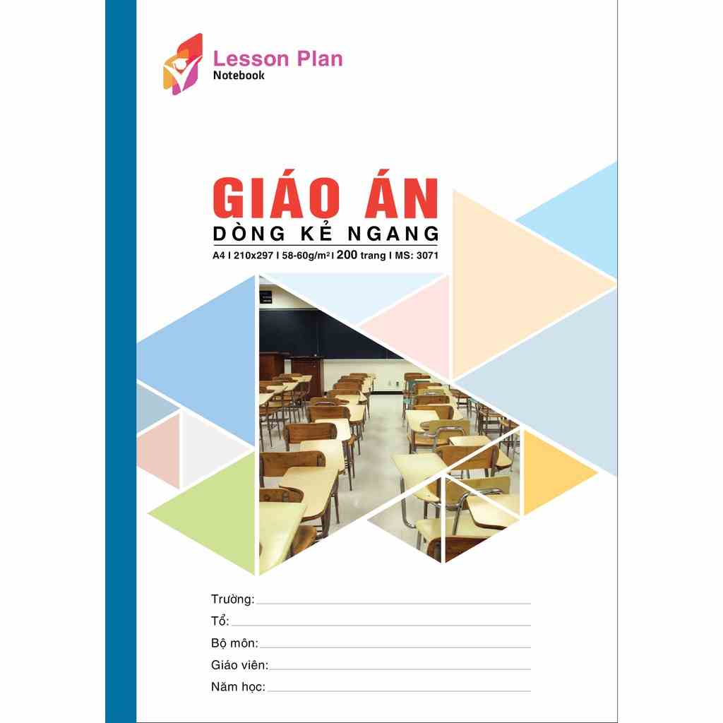 [Mã BMLTB35 giảm đến 35K đơn 99K] HẢI TIẾN Sổ Giáo Án - Kẻ ngang A4 (120 trang, 200 trang và 300 trang)