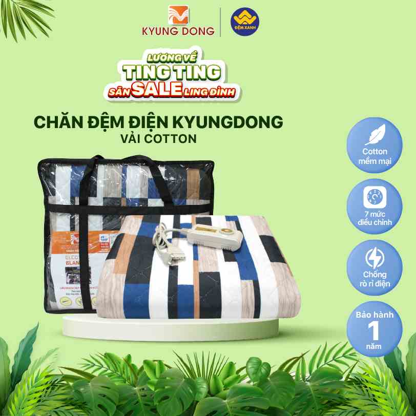 Chăn đệm điện KyungDong vải Cotton