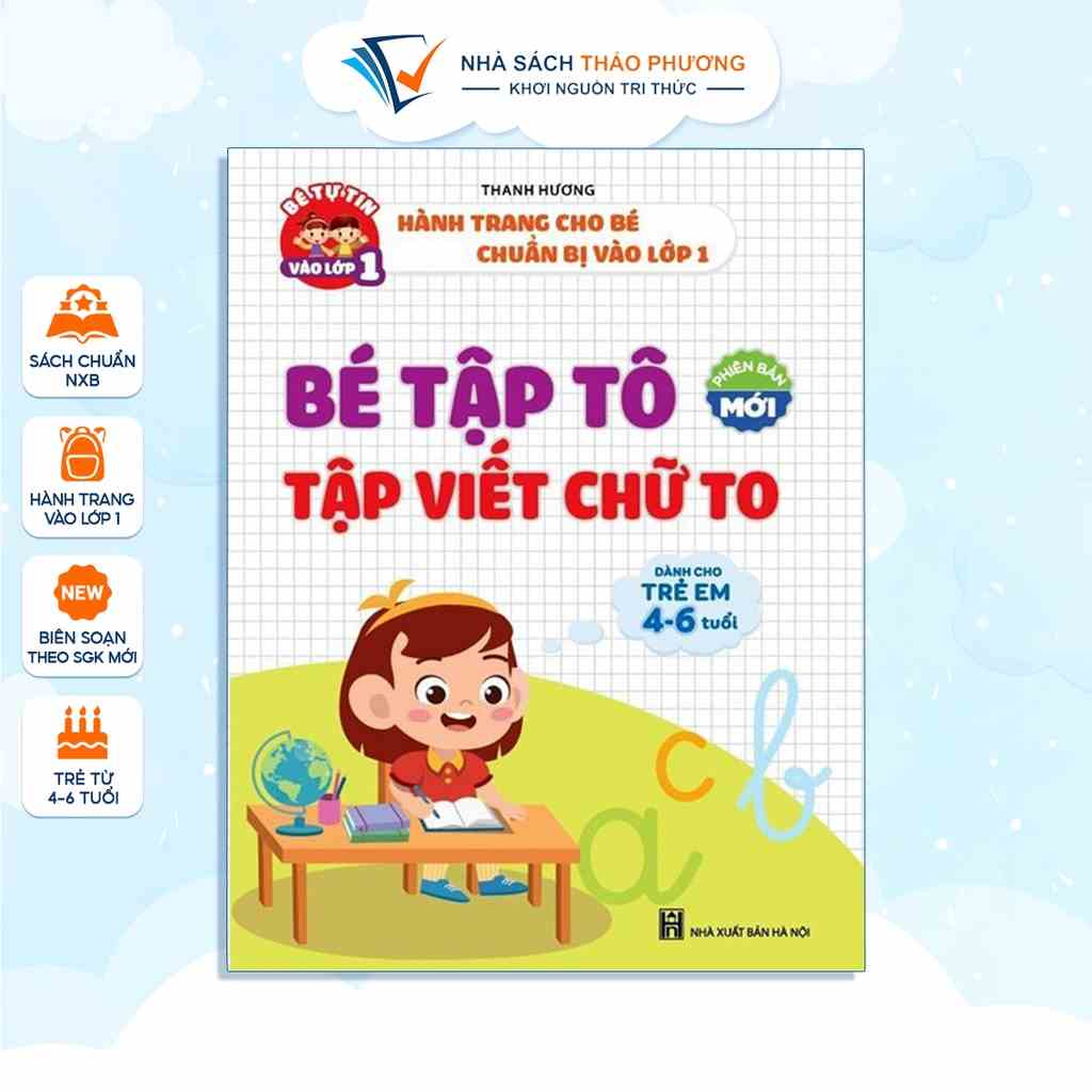 Sách - Bé tập tô, viết chữ to cho bé từ 4-6 tuổi