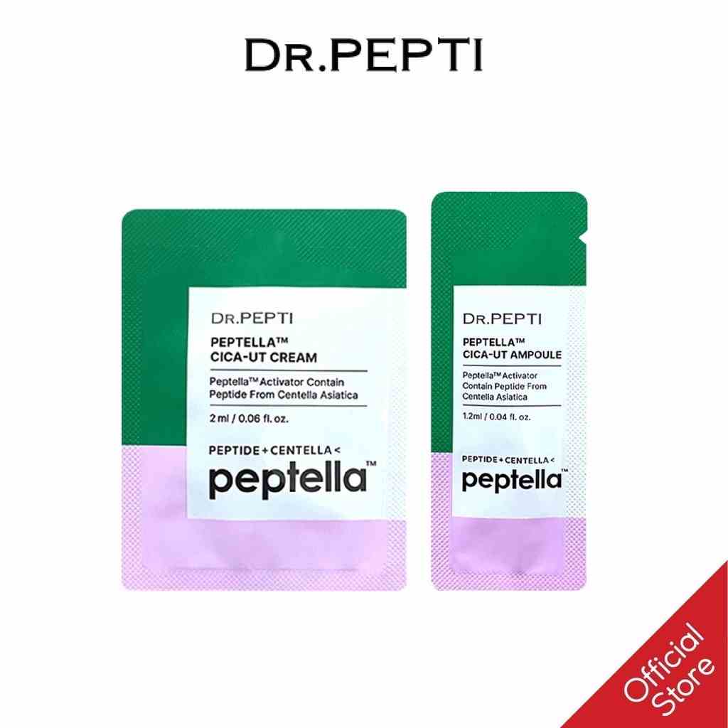 Sample kem dưỡng và tinh chất DR.PEPTI Peptella Cica-Ut Cream 2ml Ampoule 2ml