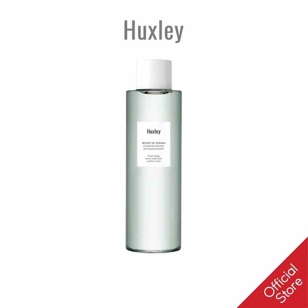 [Mã COSDEP -8% ĐH250k]Nước Tẩy Trang Chiết Xuất Xương Rồng Huxley Cleansing Water : Be Clean, Be Moist 200ml