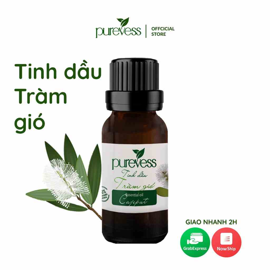 Tinh dầu Tràm Gió giúp giảm mệt mỏi PUREVESS 20ml