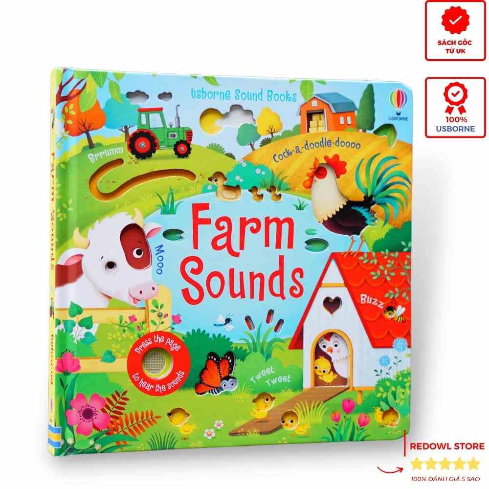 [Mã BMLTB200 giảm đến 100K đơn 499K] Sách âm thanh cho bé Garden Sounds Jungle Sounds Poppy and Sam Noisy Tructor