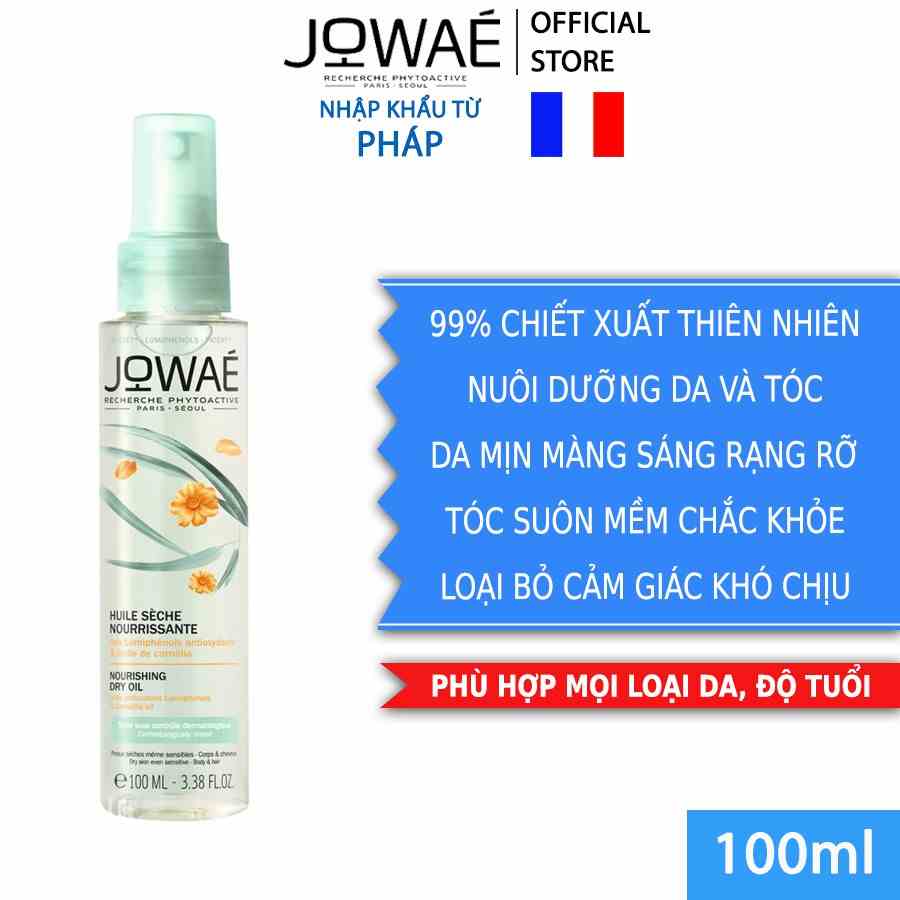 Dầu Khô JOWAE Dưỡng Tóc Và dưỡng Da Body Thành Phần Thiên Nhiên Nuôi Dưỡng Mang Lại Sự Thoải Mái Cho Da Và Tóc 100ml