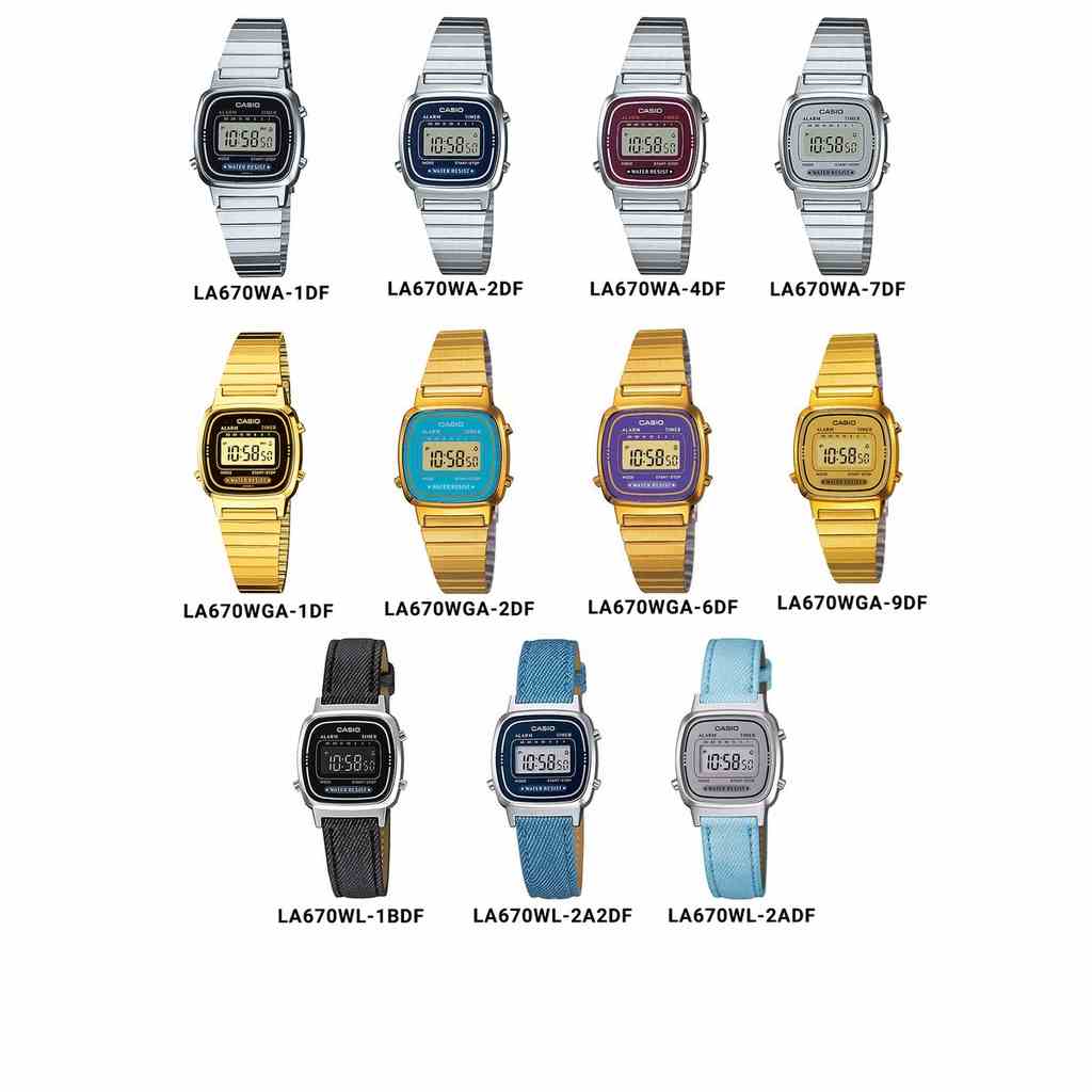 Đồng hồ nữ Casio Anh Khuê LA670 Series