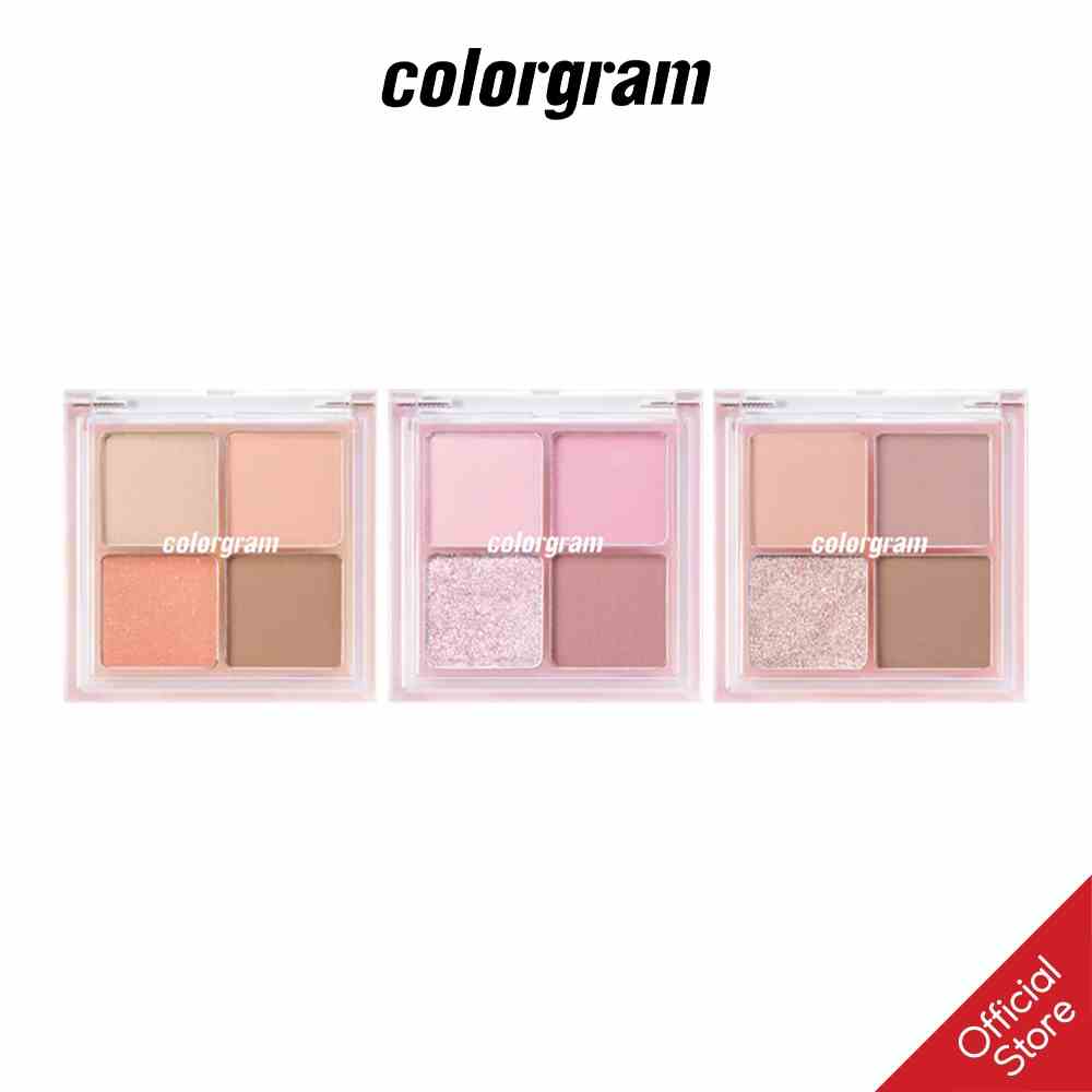 [Mã BMLTB35 giảm đến 35K đơn 99K] Bảng Phấn Mắt 4 Ô COLORGRAM Shade Re-Forming Quad Pallette 5.7g