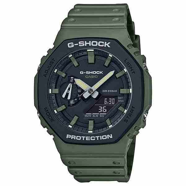 Đồng hồ Nam Dây Nhựa Casio G-Shock GA-2110SU-3A chính hãng bảo hành 5 năm Pin trọn đời