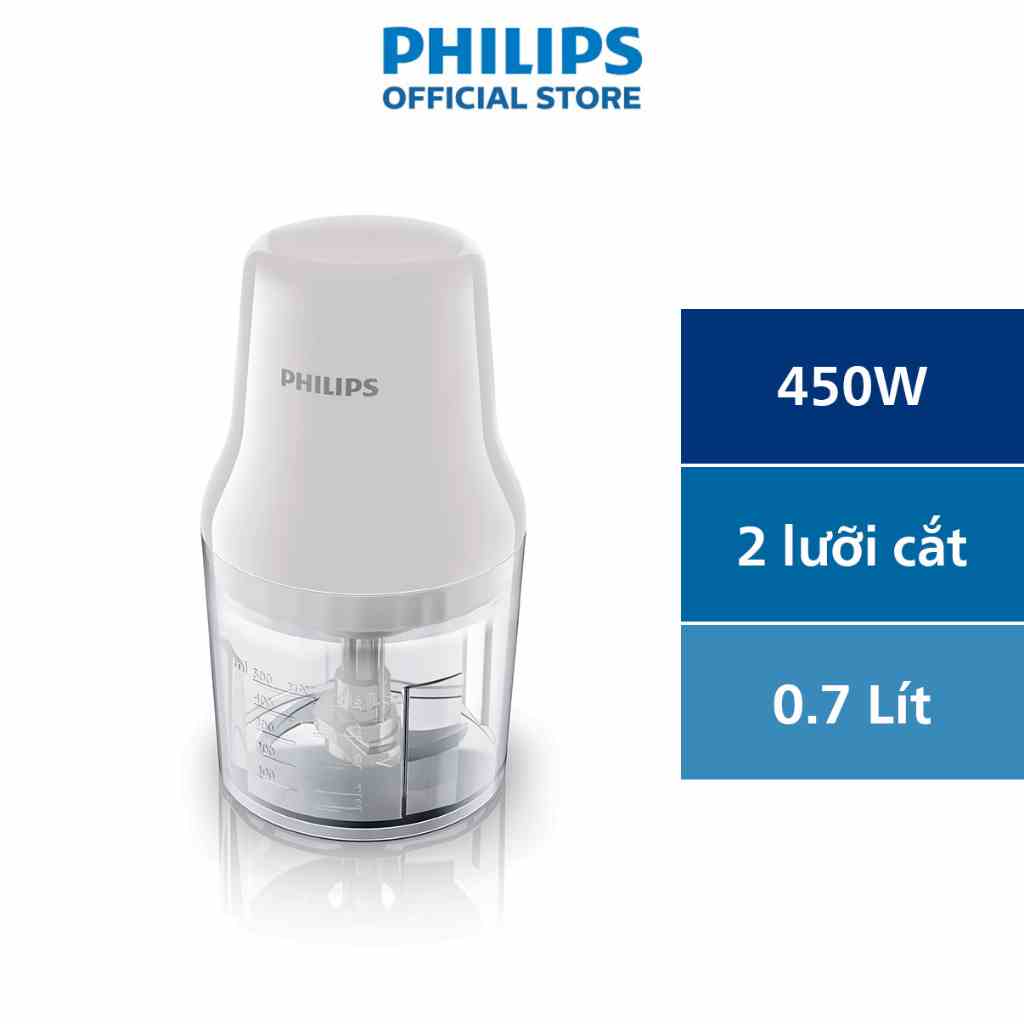 Máy xay thịt PHILIPS HR1393 /00 0.7L - Hàng Chính Hãng