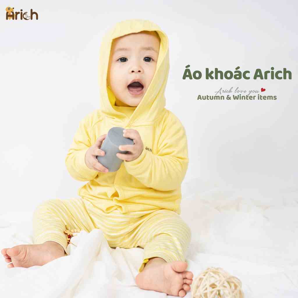 Áo khoác có mũ Arich vải sợi tre mùa hè