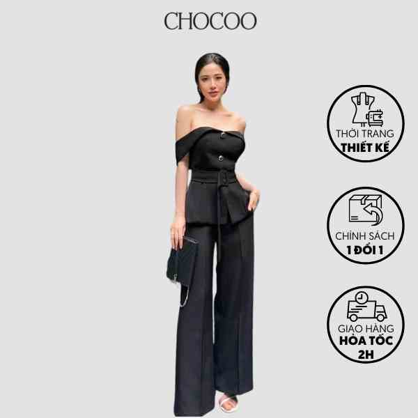 Quần ống suông CHOCOO EMBER PANT V2 thiết kế cạp cao chất liệu vải cao cấp