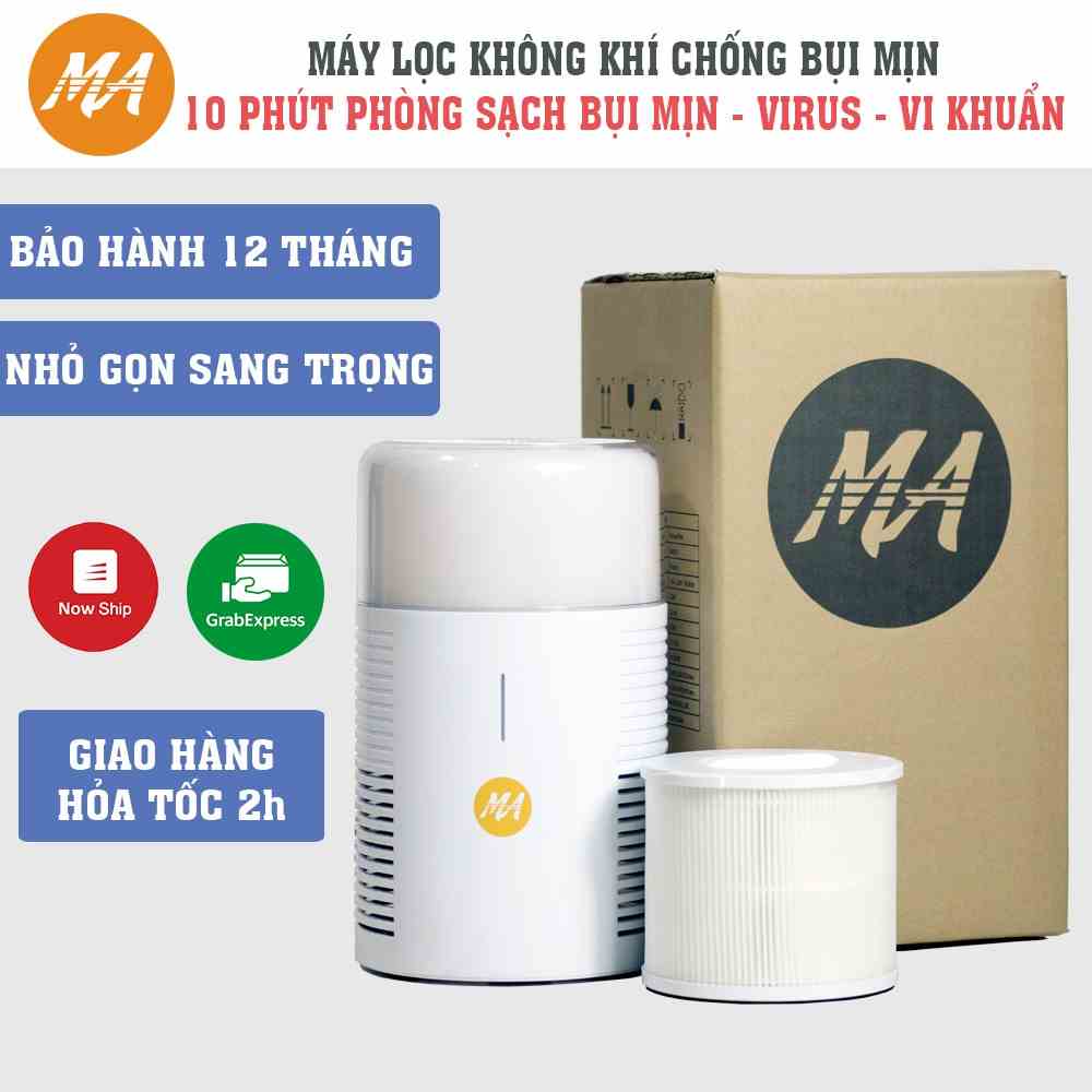 Máy lọc không khí MaxAir MA025 lọc sạch bụi mịn trong 10 phút, bảo hành chính hãng 12 tháng