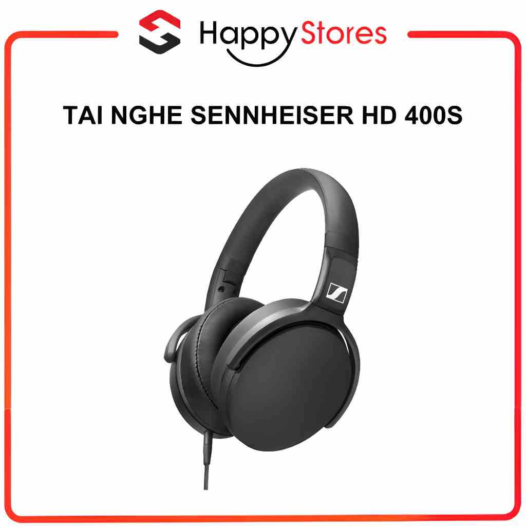 [Hỏa tốc HCM] Tai Nghe Sennheiser HD 400S Chụp Tai Có Dây Bảo Hành Chính Hãng 2 Năm