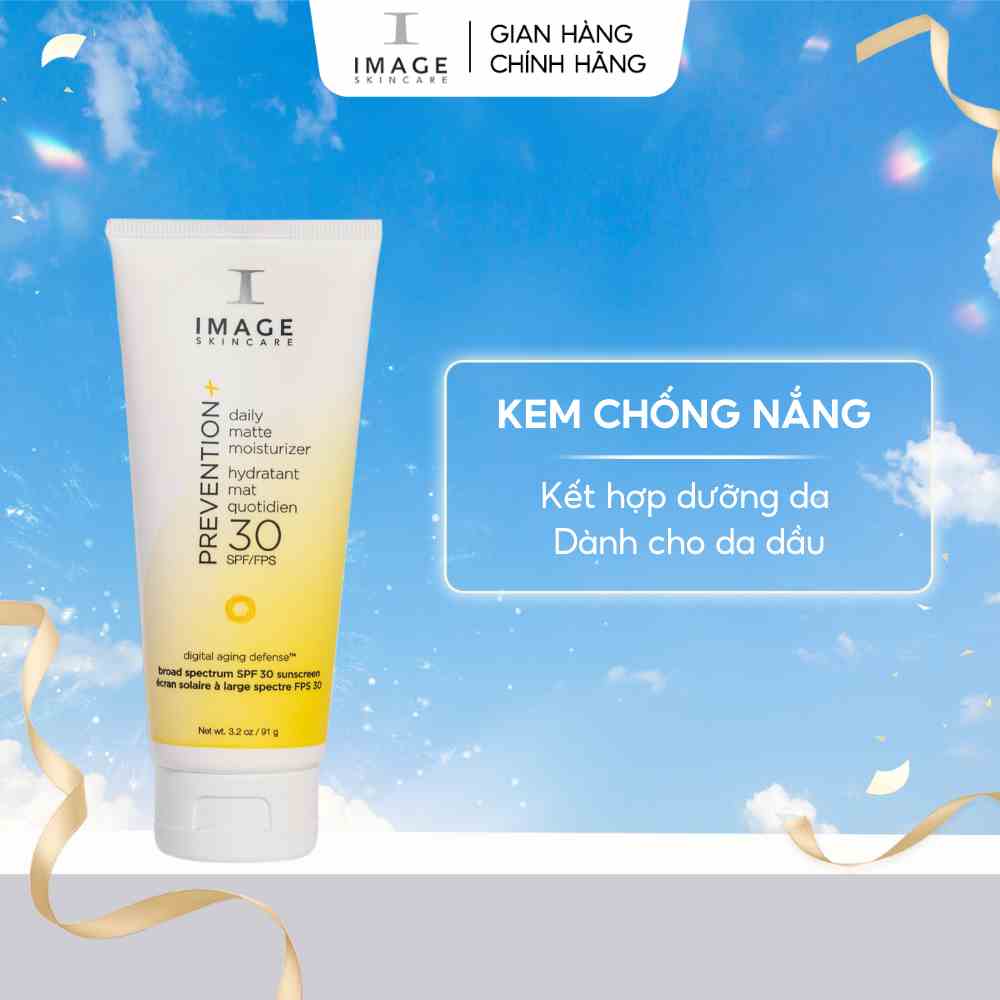 Kem chống nắng dành cho da dầu Image Skincare Prevention+ Daily Matte Moisturizer SPF30+ 91g