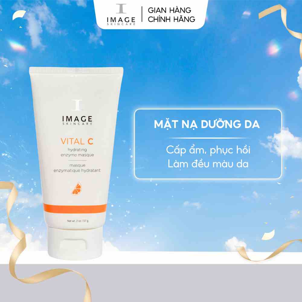 Mặt Nạ Dưỡng Ẩm Phục Hồi Da Nhạy Cảm, Dưỡng Trắng Da IMAGE Skincare Vital C Hydrating Enzyme Masque 57g