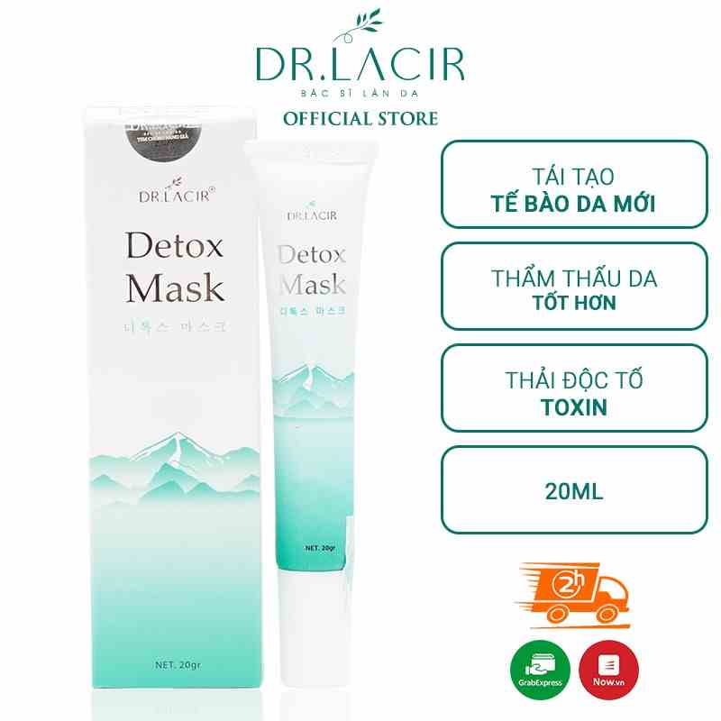 [Mã BMLTB200 giảm đến 100K đơn 499K] Mặt nạ thải độc DR.LACIR Detox mask 35g DR15