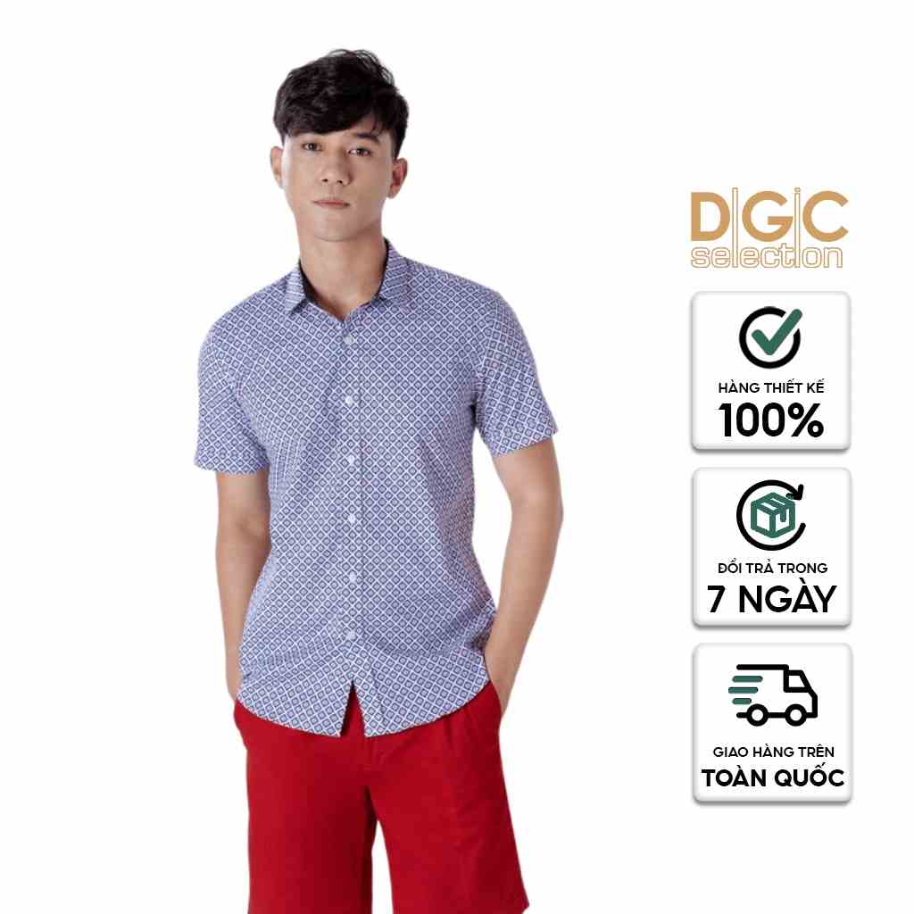 Áo sơ mi ngắn tay Slim Fit DGCs - SASN2030M