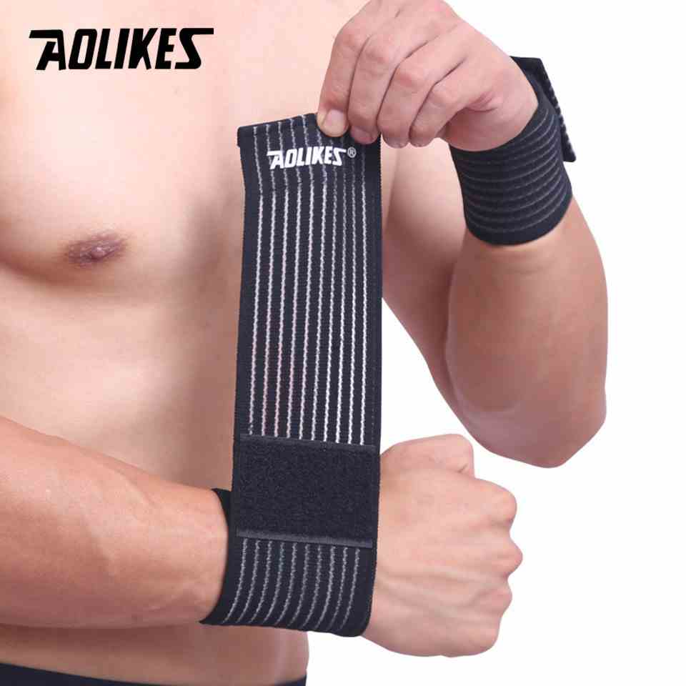 [Mã BMLTB35 giảm đến 35K đơn 99K] Bộ 2 quấn bảo vệ cổ tay tập gym AOLIKES A-1535 co dãn thoáng khí sport bandage