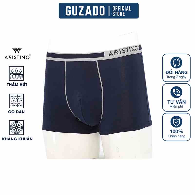 Quần lót nam Boxer Aristino sợi cotton ABX1603