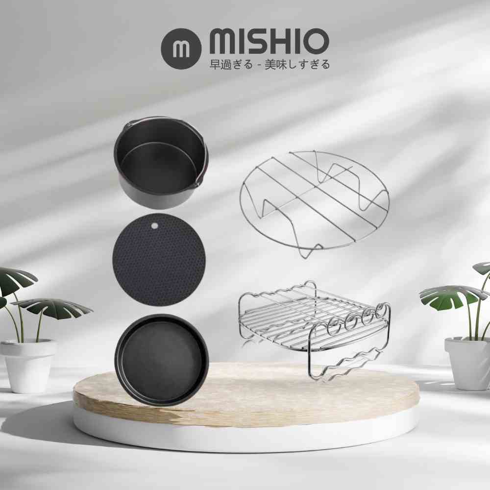 [Mã BMLTA35 giảm đến 35K đơn 99K] Phụ kiện Nồi Chiên Không Dầu Mishio MK217 loại 8 inch