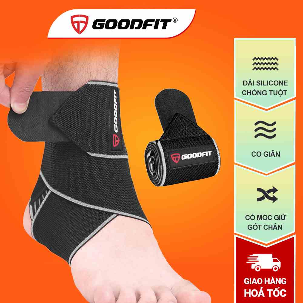 Băng cổ chân, băng cuốn cổ chân bảo vệ mắt cá chân GoodFit GF612A băng chống lật cổ chân, bó cổ chân