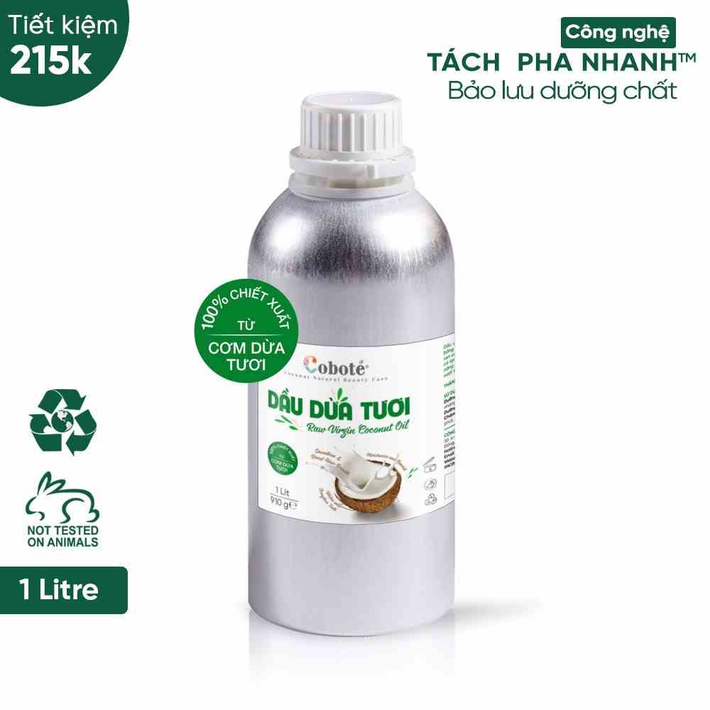 Dầu dừa tươi đa năng Coboté 1000ml