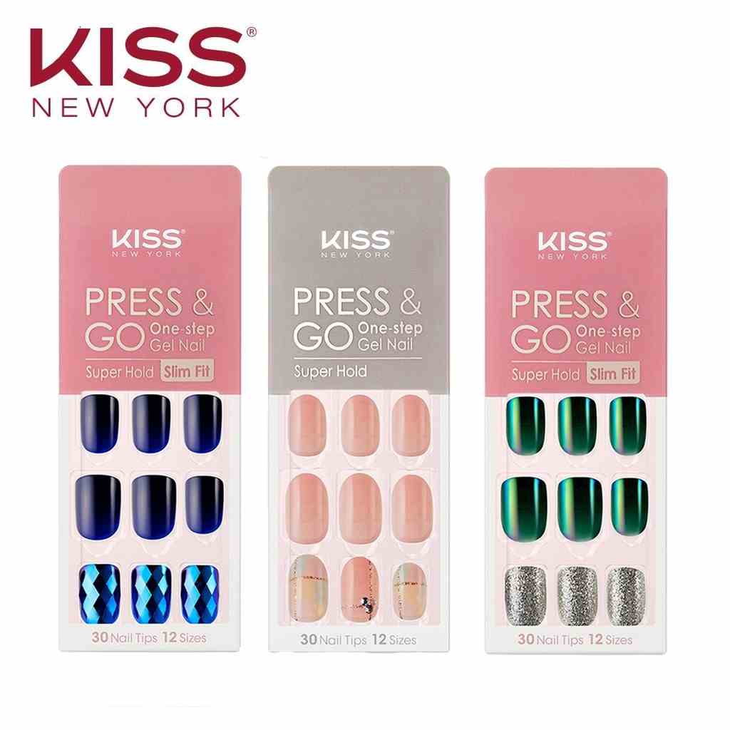 [Mã BMLTB200 giảm đến 100K đơn 499K] [BST Season] Móng Tay Gel Tự Dán Press & Go Kiss New York Nail Box