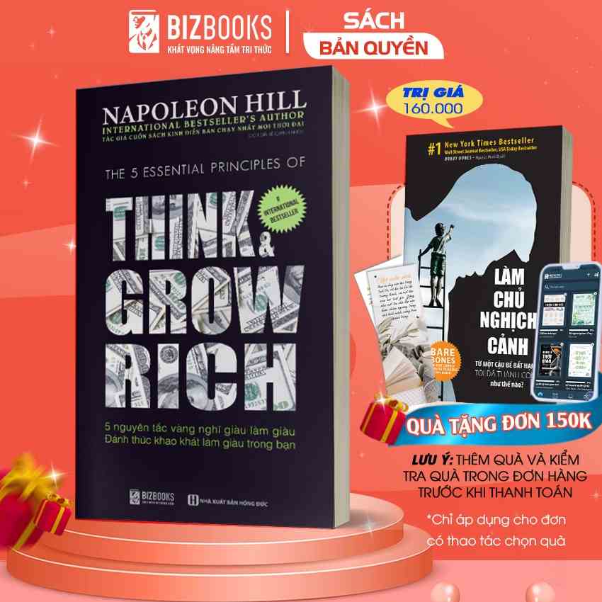 Nghĩ Giàu Làm Giàu - 5 Nguyên Tắc Vàng Đánh Thức Khao Khát Làm Giàu Trong Bạn - Sách Hay Napoleon Hill