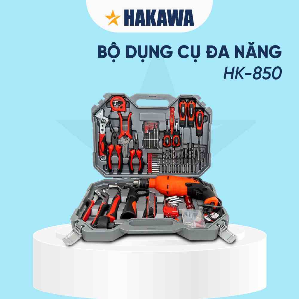 Bộ máy khoan gia đình (88 chi tiết ) HAKAWA - HK-850 - Sản phẩm chính hãng - Bảo Hành·2 năm