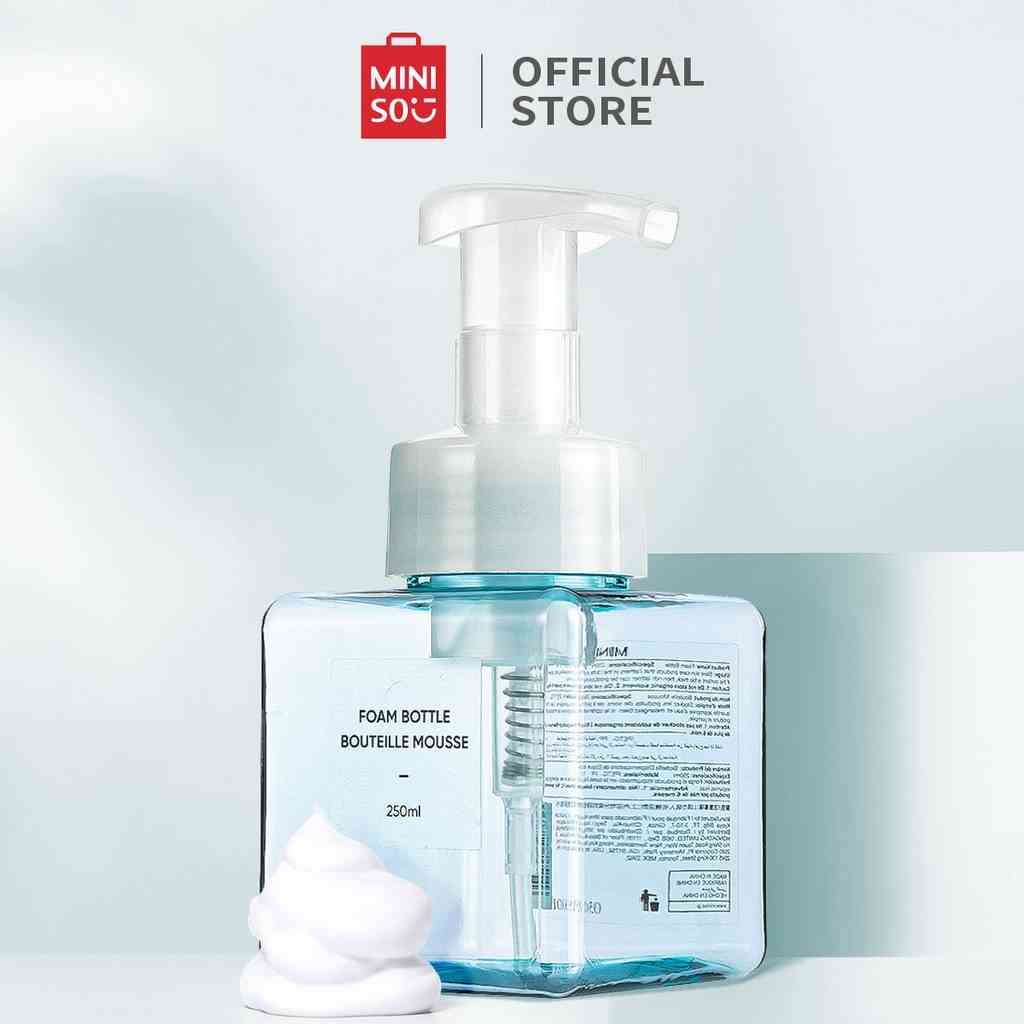 Bình chiết mỹ phẩm tạo bọt Miniso dung tích 250ml đa công dụng hàng chính hãng