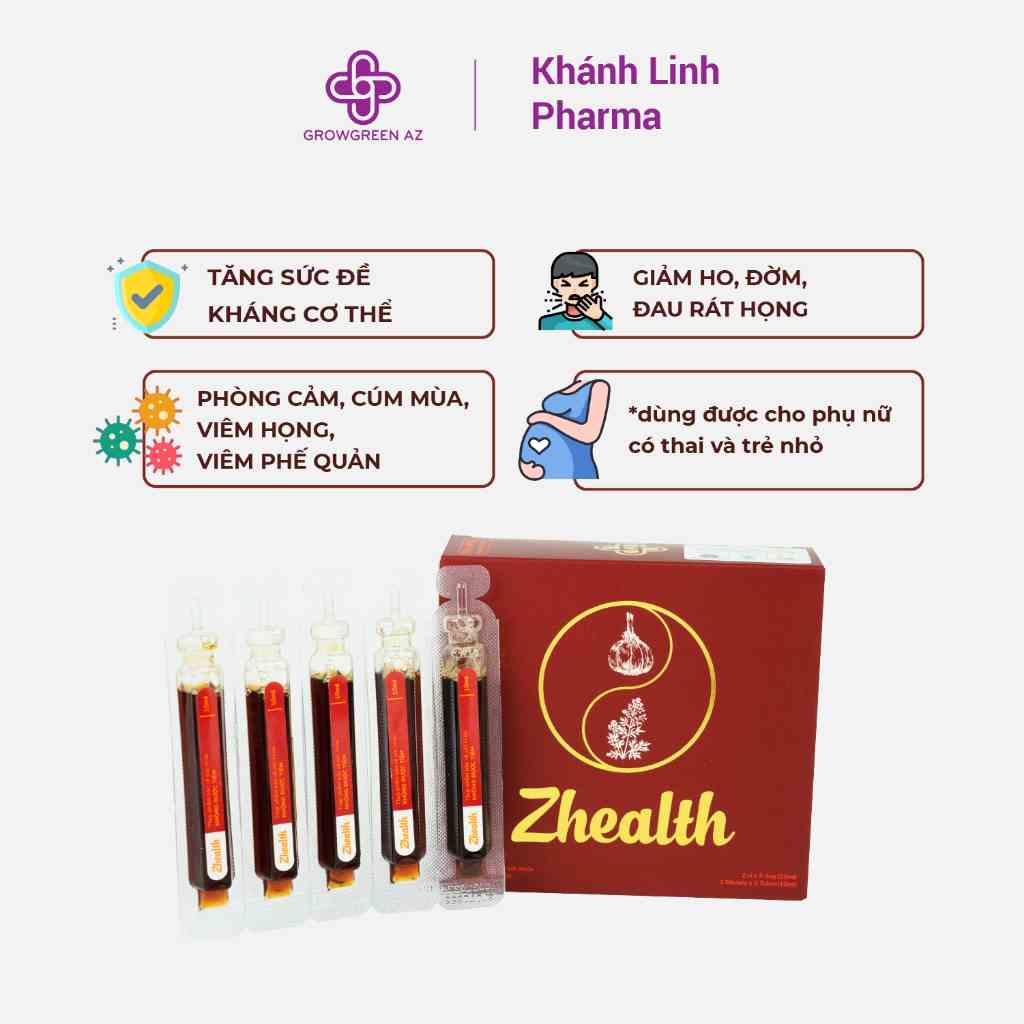 ZHE-Bổ phế, Hỗ Trợ Viêm Đường Hô Hấp, Viêm Họng, Viêm Phế Quản Zhealth Zlove- Hết Cảm Cúm, Giảm Ho Hiệu Qủa(Combo 5 Hộp)